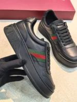 Женские кеды Gucci чёрного цвета, артикул 346607 — фото 3