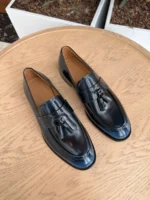 Мужские туфли Zegna тёмно-синего цвета, артикул 346637 — фото 3