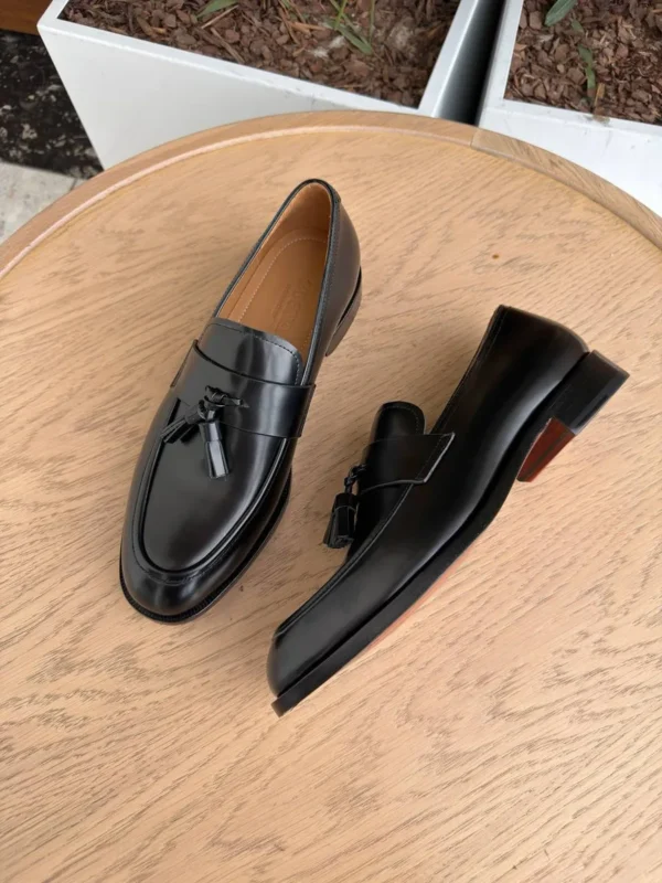 Кожаные туфли с кисточками ZEGNA