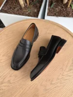 Мужские туфли Zegna чёрного цвета, артикул 346640