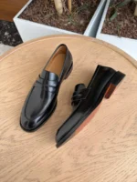 Мужские туфли Zegna чёрного цвета, артикул 346641