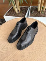 Мужские дерби Zegna чёрного цвета, артикул 346643