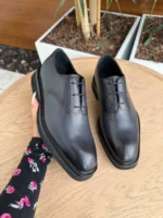 Мужские дерби Zegna тёмно-синего цвета, артикул 346644 — фото 2