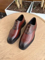 Мужские дерби Zegna коричневого цвета, артикул 346645