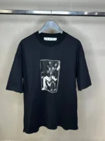 Мужская футболка OFF-White чёрного цвета, артикул 346646