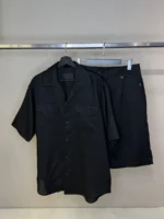 Мужской костюм Prada чёрного цвета, артикул 346658