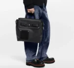 Мужской портфель Louis Vuitton чёрного цвета, артикул 346663 — фото 5