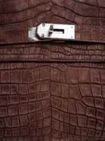 Мужская сумка мессенджер Hermes коричневого цвета, артикул 346671 — фото 4