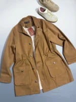 Женский плащ Loro Piana коричневого цвета, артикул 346677