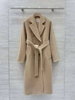 Женское пальто Max Mara бежевого цвета, артикул 346680