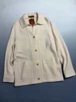 Женское пальто Loro Piana белого цвета, артикул 346699