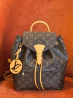Женский рюкзак Louis Vuitton коричневого цвета, артикул 346702