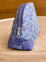 Женская косметичка Goyard синего цвета, артикул 346704 — фото 4