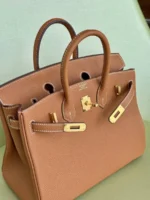 Женская сумка Hermes коричневого цвета, артикул 346722 — фото 4