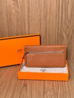 Женский кошелёк Hermes коричневого цвета, артикул 346723 — фото 2