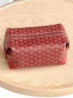 Женская косметичка Goyard красного цвета, артикул 346725 — фото 3