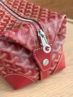 Женская косметичка Goyard красного цвета, артикул 346725 — фото 4