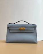 Женская сумка Hermes синего цвета, артикул 346730