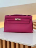 Женская сумка Hermes розового цвета, артикул 346731