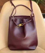 Женская сумка Bottega Veneta бордового цвета, артикул 346735
