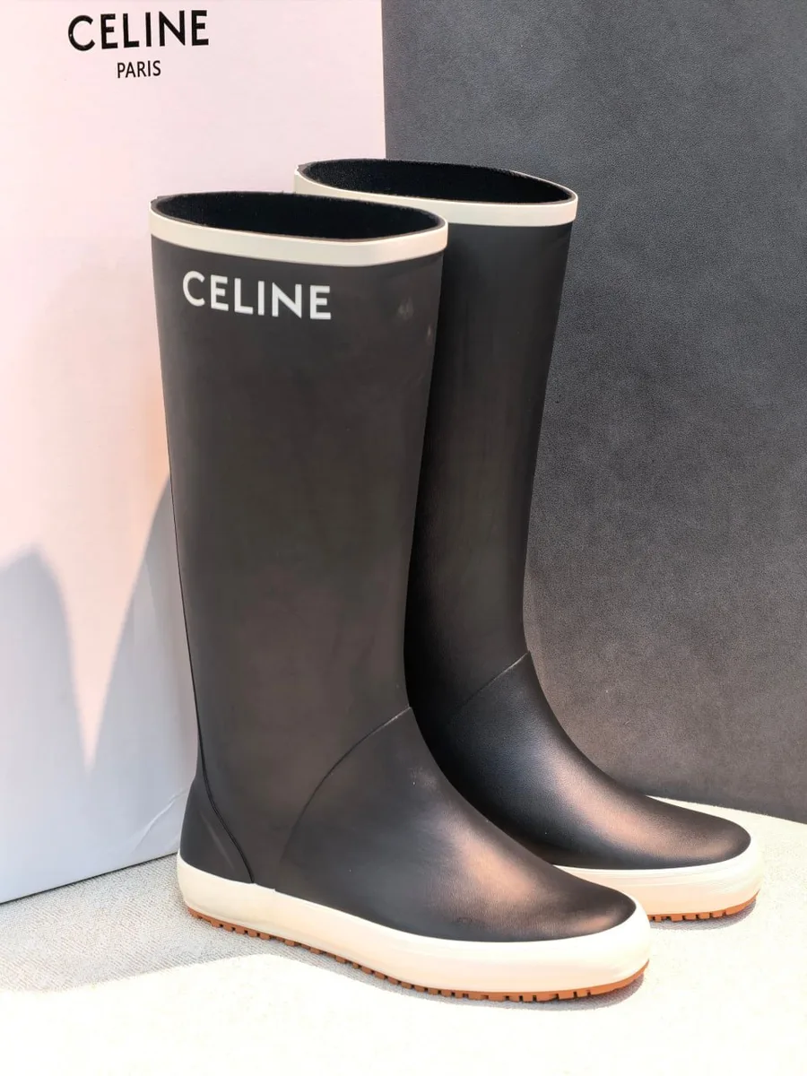 346749_1 Женские сапоги Celine чёрного цвета, артикул 346749