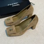 Женские туфли Chanel бежевого цвета, артикул 346752
