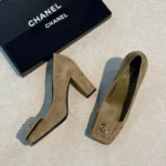 Женские туфли Chanel бежевого цвета, артикул 346752 — фото 4