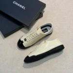 Женские кеды Chanel кремового цвета, артикул 346765 — фото 3