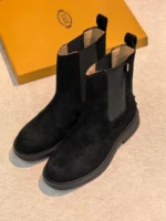 Женские челси Tods чёрного цвета, артикул 346778