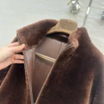 Женский бомбер Loro Piana коричневого цвета, артикул 346787 — фото 4