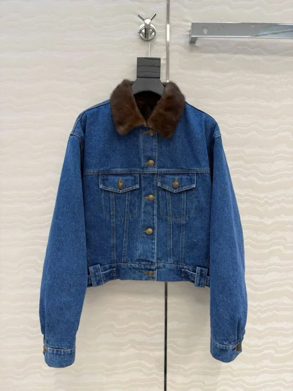 Джинсовая куртка SAINT LAURENT