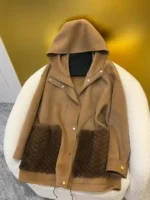Женское пальто Loro Piana коричневого цвета, артикул 346795 — фото 3