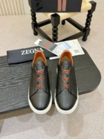Мужские кеды Zegna чёрного цвета, артикул 346827 — фото 2
