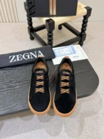 Мужские кеды Zegna чёрного цвета, артикул 346829 — фото 2