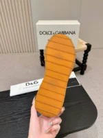 Мужские кроссовки Dolce Gabbana бежевого цвета, артикул 346833 — фото 9