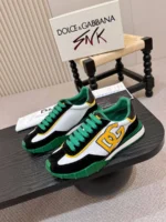 Мужские кроссовки Dolce Gabbana зелёного цвета, артикул 346834 — фото 3