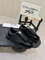 Мужские кроссовки Dolce Gabbana чёрного цвета, артикул 346835