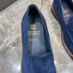 Мужские лоферы Brunello Cucinelli тёмно-синего цвета, артикул 346838 — фото 8