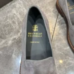Мужские лоферы Brunello Cucinelli серого цвета, артикул 346840 — фото 8