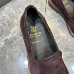 Мужские лоферы Brunello Cucinelli бордового цвета, артикул 346842 — фото 8
