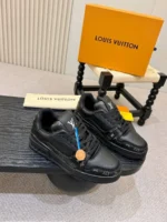Мужские кеды Louis Vuitton чёрного цвета, артикул 346851