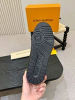 Мужские кеды Louis Vuitton чёрного цвета, артикул 346851 — фото 9