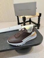 Мужские кроссовки Brunello Cucinelli коричневого цвета, артикул 346860 — фото 7