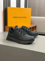Мужские кроссовки Louis Vuitton чёрного цвета, артикул 346868 — фото 3