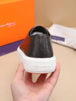 Мужские кеды Santoni коричневого цвета, артикул 346878 — фото 8