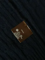 Мужской кардиган Loro Piana тёмно-синего цвета, артикул 346894 — фото 9