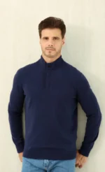 Мужской свитер Zegna тёмно-синего цвета, артикул 346909 — фото 2