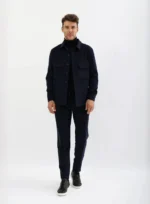 Мужской костюм Zegna тёмно-синего цвета, артикул 346913