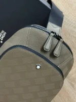 Мужская сумка-слинг MONTBLANC цвета хаки, артикул 346955 — фото 4