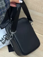 Мужская сумка мессенджер MONTBLANC чёрного цвета, артикул 346957 — фото 3
